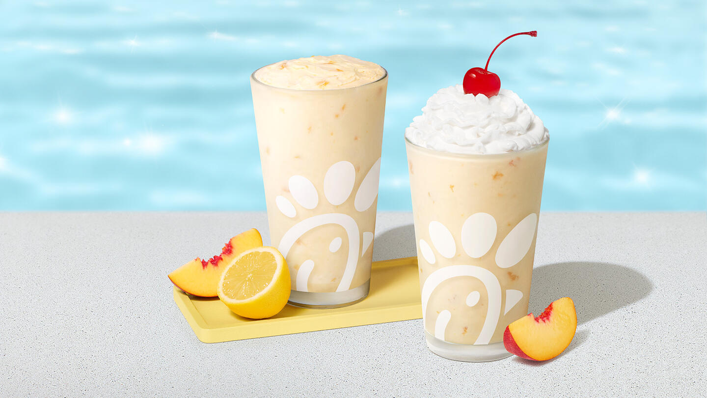 Chick-fil-A Peach Milkshake Returns and Debuts Peach Frosted Lemonade ...